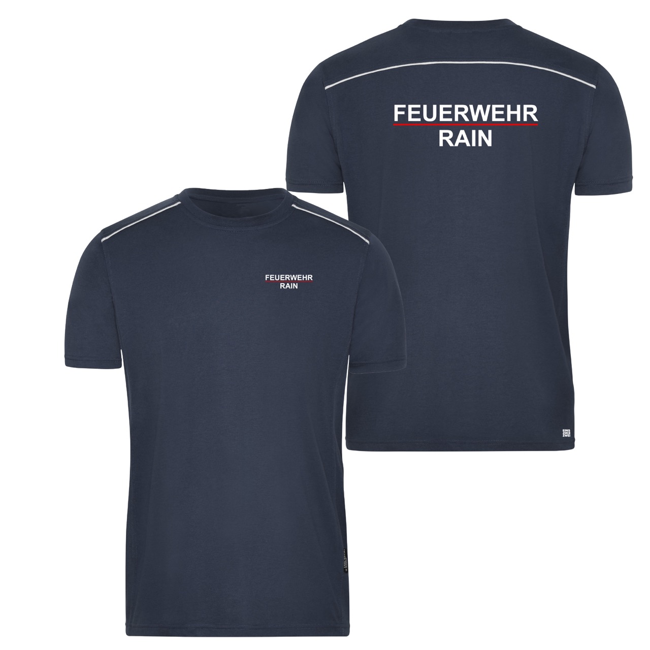 Damen T-Shirt Reflect Feuerwehr Dienstkleidung Rain